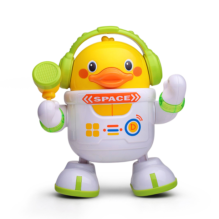 Утка 681B "Космо утка" на батарейках (звук, движения) в коробке 