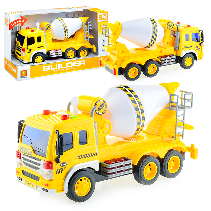 Машина WY310C "Спецтехника бетономешалка"1:16 (свет, звук) в коробке Машина WY310C "Спецтехника бетономешалка"1:16 (свет, звук) в коробке