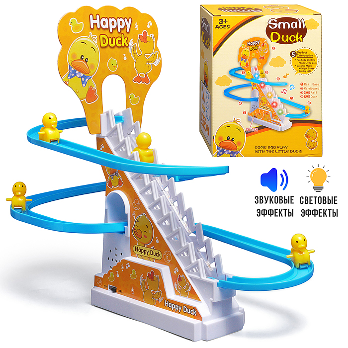 Игровой набор Горки 587-3 "Утиная тропа" (звук) в коробке