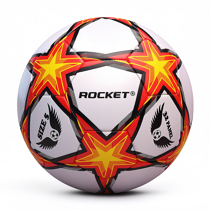 Фото к товару Мяч футбольный R0300 ROCKET размер 5, PVC Мяч футбольный R0300 ROCKET размер 5, PVC