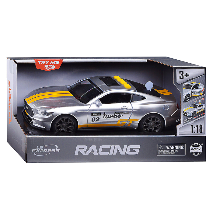 Фото к товару Машина WY1162I "Гоночный автомобиль" 1:18 (свет, звук) в коробке Машина WY1162I "Гоночный автомобиль" 1:18 (свет, звук) в коробке