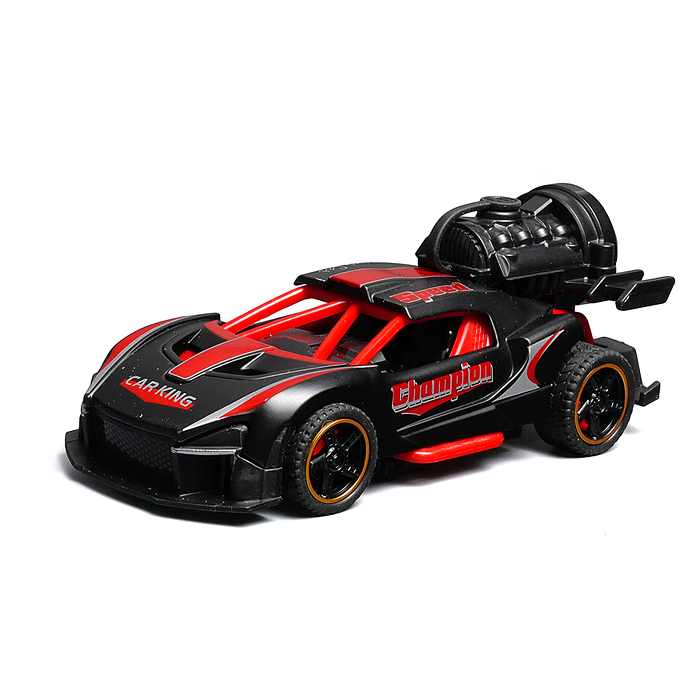 Фото к товару Гоночная машинка свет, звук с имитацией дыма, 1:32, Fast Racers, чёрная Гоночная машинка свет, звук с имитацией дыма, 1:32, Fast Racers, чёрная
