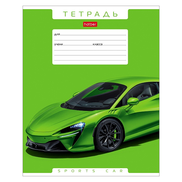 Тетрадь 12л. узкая линия "Авторалли" А5