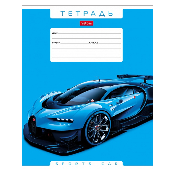 Тетрадь 12л. узкая линия "Авторалли" А5