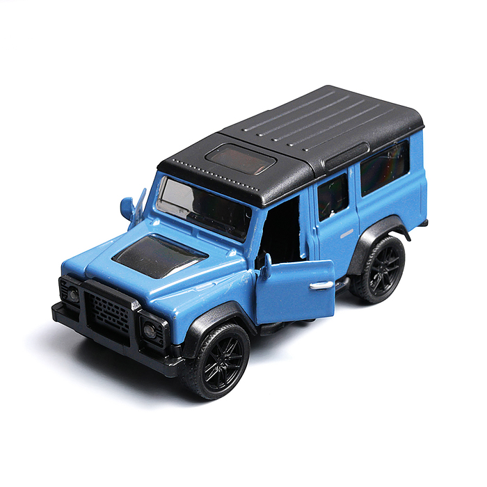 Машина 936 "Дорожный страж" 1:43 (откр двери, металл) в коробке (цвет синий)