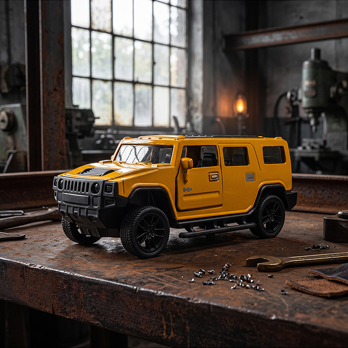 Машина 871 "Дорожный страж" 1:43 (откр двери, металл) в коробке (цвет желтый) 