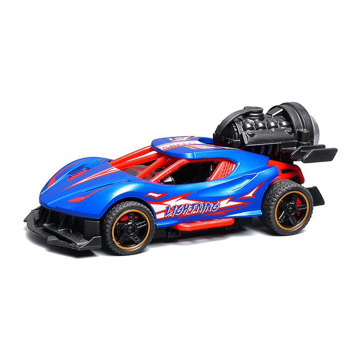 Фото к товару Гоночная машинка свет, звук с имитацией дыма, 1:32, Fast Racers, фиолетовая Гоночная машинка свет, звук с имитацией дыма, 1:32, Fast Racers, фиолетовая