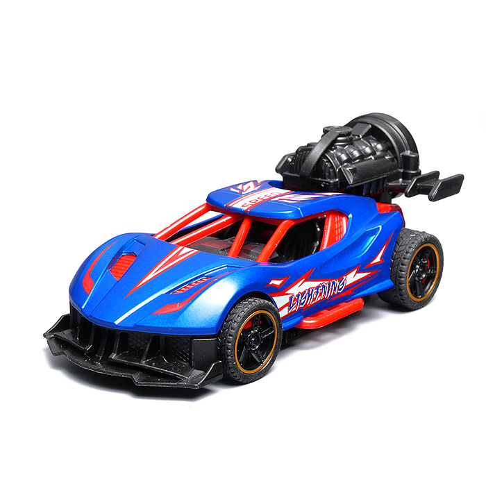 Фото к товару Гоночная машинка свет, звук с имитацией дыма, 1:32, Fast Racers, фиолетовая Гоночная машинка свет, звук с имитацией дыма, 1:32, Fast Racers, фиолетовая