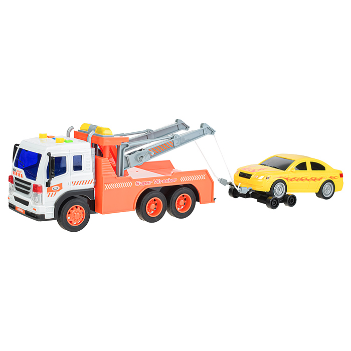 Фото к товару Машина WY570F "Автоэвакуатор" 1:16 (свет,звук) в коробке Машина WY570F "Автоэвакуатор" 1:16 (свет,звук) в коробке