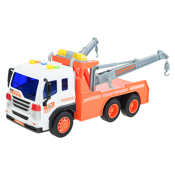 Фото к товару Машина WY570F "Автоэвакуатор" 1:16 (свет,звук) в коробке Машина WY570F "Автоэвакуатор" 1:16 (свет,звук) в коробке