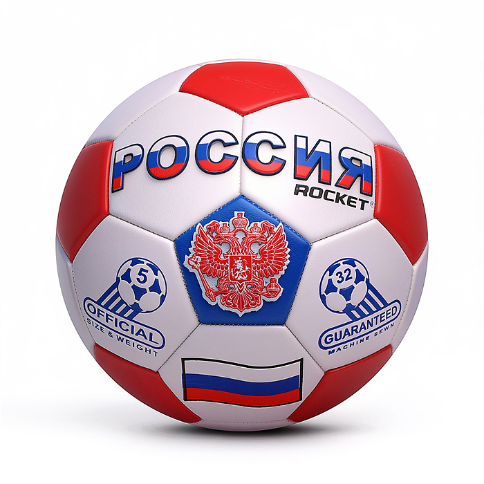 Фото к товару Мяч футбольный R0292 размер 5, PVC Мяч футбольный R0292 размер 5, PVC