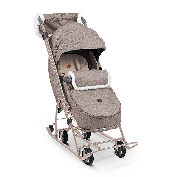 Коляска комбинированная "Наши детки 6" (бежевый) Коляска комбинированная "Наши детки 6" (бежевый)