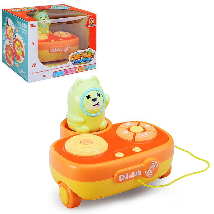 Игрушка развивающая HTL8021A "Танцующий Лис" на батарейках, в коробке
