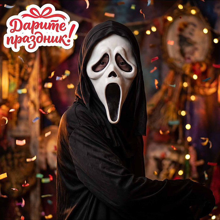 Карнавальная маска DP-0270 "Крик" Карнавальная маска DP-0270 "Крик"