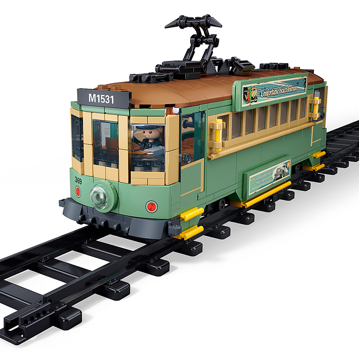 Фото к товару Конструктор M38-B1531 "Ретротрамвай" (560 дет.) в коробке Конструктор M38-B1531 "Ретротрамвай" (560 дет.) в коробке
