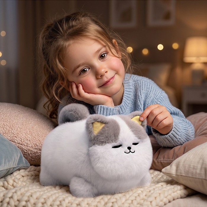 Мягкая игрушка UT0403 "Кошка Мурыся" интерактивная, в коробке