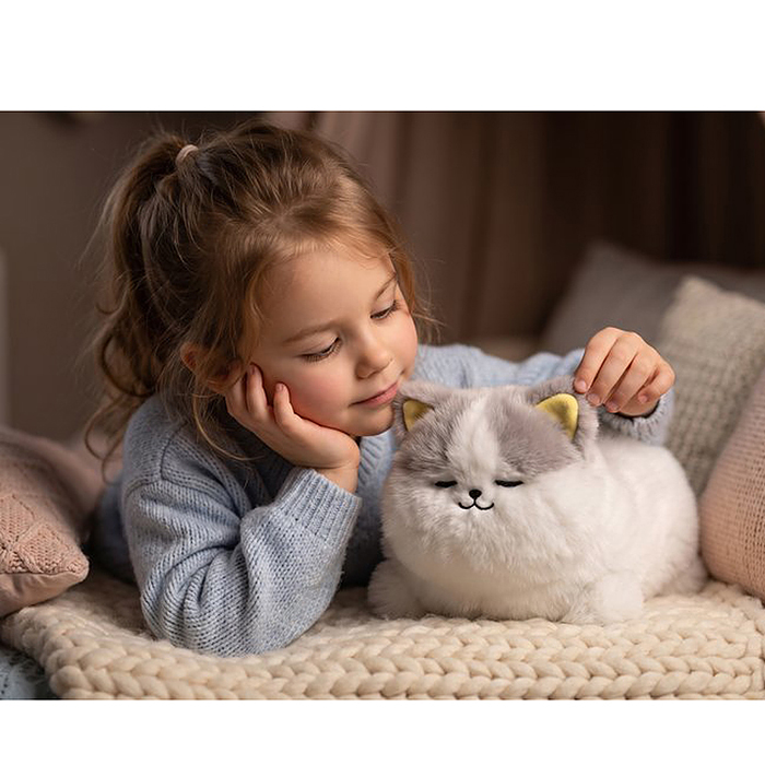 Мягкая игрушка UT0403 "Кошка Мурыся" интерактивная, в коробке