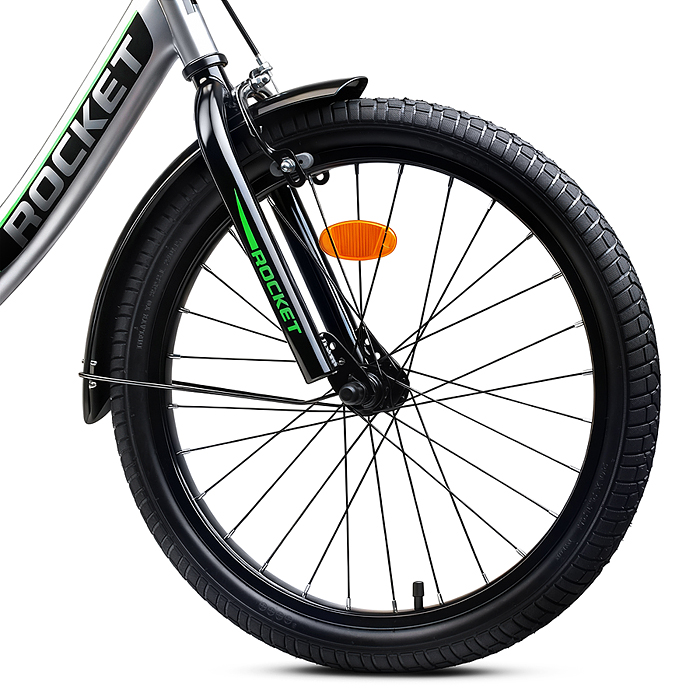 Фото к товару Велосипед 20" Rocket Sly, цвет серый Велосипед 20" Rocket Sly, цвет серый