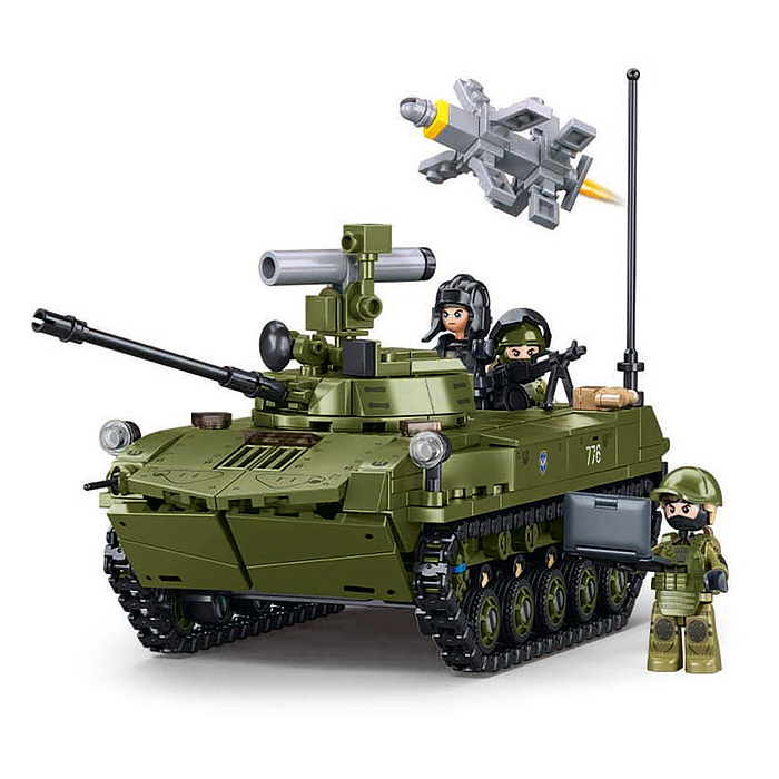 Фото к товару Конструктор M38-B1250 "Танк "Боевой экипаж" (530 дет.) в коробке Конструктор M38-B1250 "Танк "Боевой экипаж" (530 дет.) в коробке