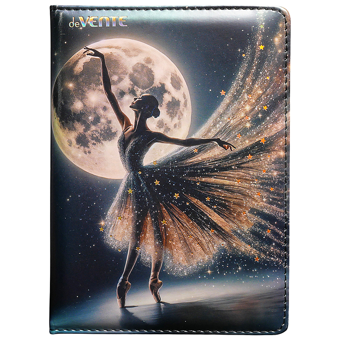 Записная книжка "Ballet" B6 (120 ммx170 мм) 160 стр, белая бумага 70 г/м² в клетку, печать 