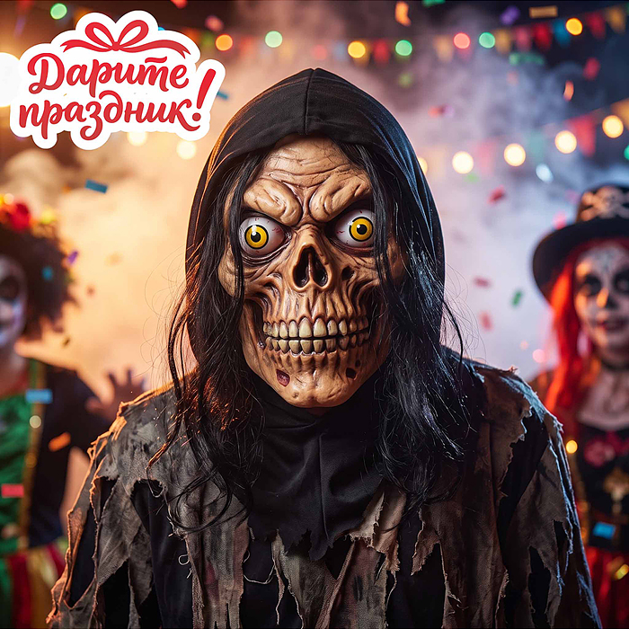 Карнавальная маска DP-0300 "Тень ночи" 