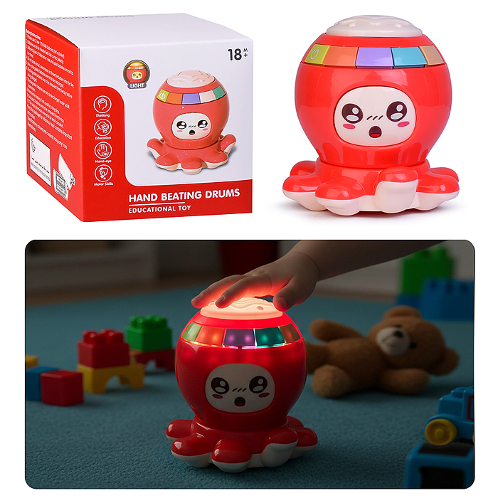Игрушка развивающая YL510 "Осьминожка" в коробке