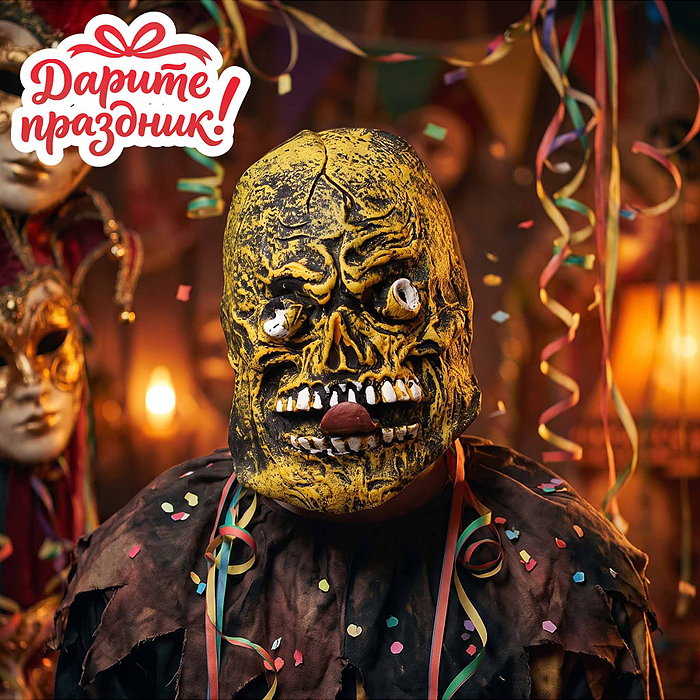 Карнавальная маска DP-0292 "Зомби"