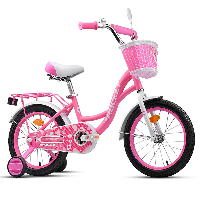 Велосипед 16" Rocket Little Lady, цвет розовый