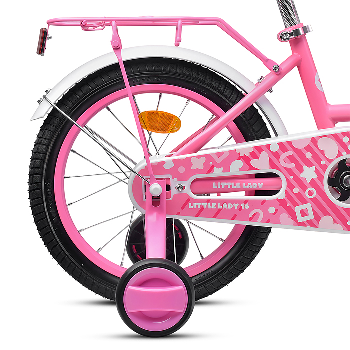 Велосипед 16" Rocket Little Lady, цвет розовый