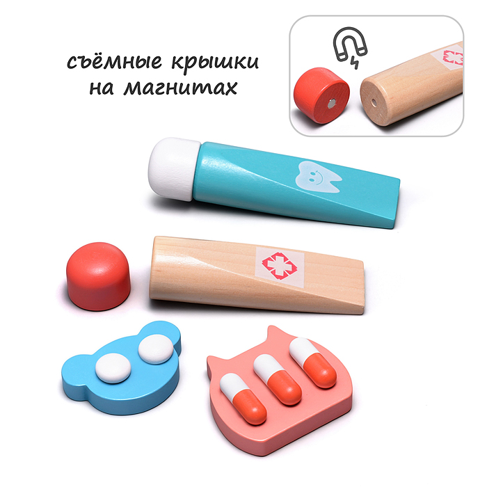 Фото к товару Набор доктор UT0263 "Стоматолог" в сумке Набор доктор UT0263 "Стоматолог" в сумке