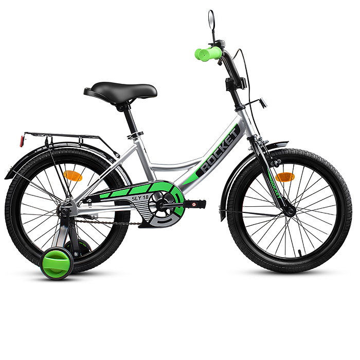 Велосипед 18" Rocket Sly, цвет серый