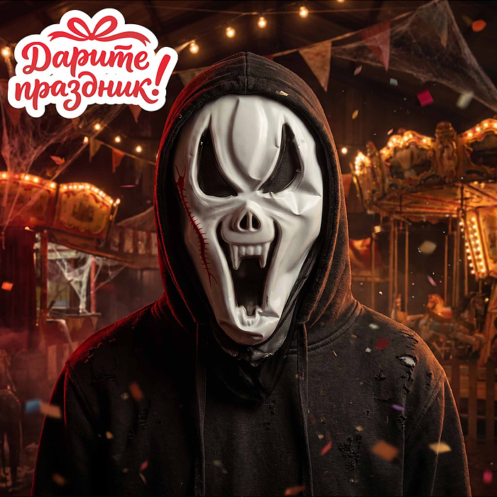 Карнавальная маска DP-0254 "Призрак"