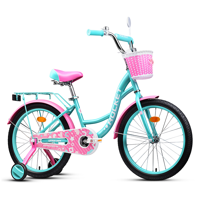 Велосипед 20" Rocket Little Lady, цвет бирюзовый