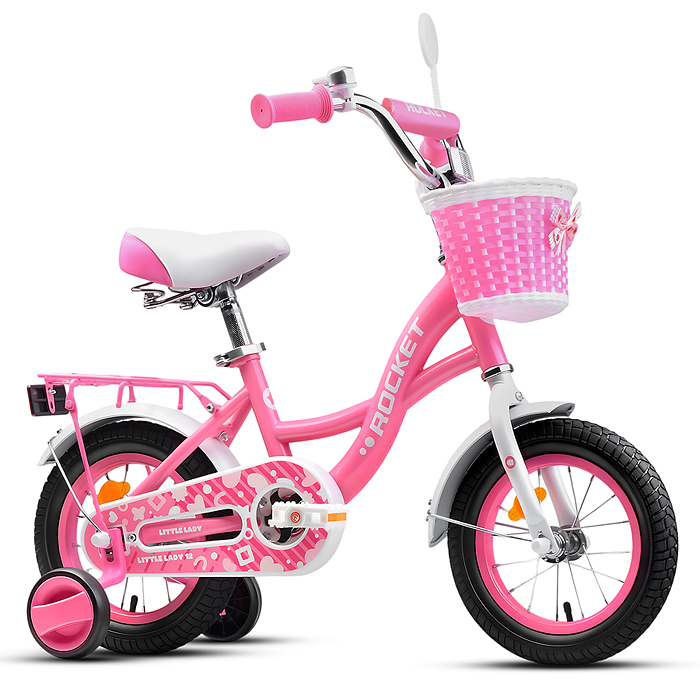 Велосипед 12" Rocket Little Lady, цвет розовый