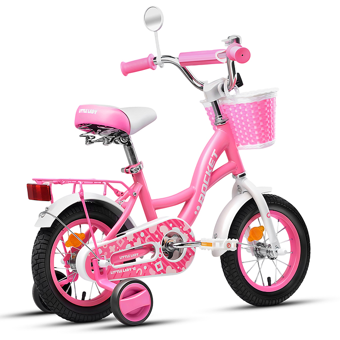 Велосипед 12" Rocket Little Lady, цвет розовый