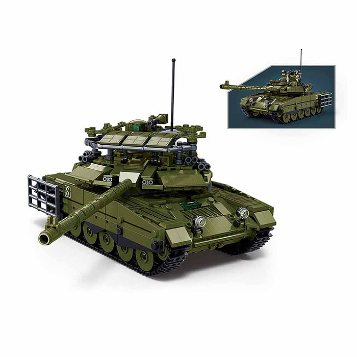 Конструктор M38-B1377 "Танк- 90 М" (811 дет.) в коробке