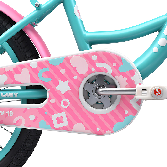 Велосипед 18" Rocket Little Lady, цвет бирюзовый