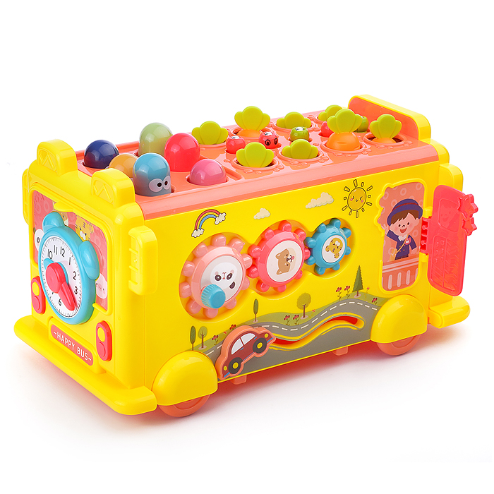 Развивающая игрушка YL221 "Каталка-стучалка" в коробке