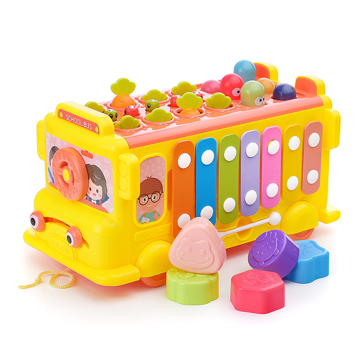 Развивающая игрушка YL221 "Каталка-стучалка" в коробке