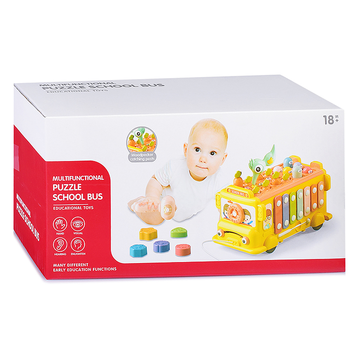 Развивающая игрушка YL221 "Каталка-стучалка" в коробке