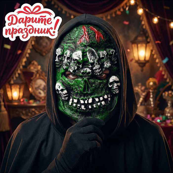 Карнавальная маска DP-0293 "Оскал смерти"