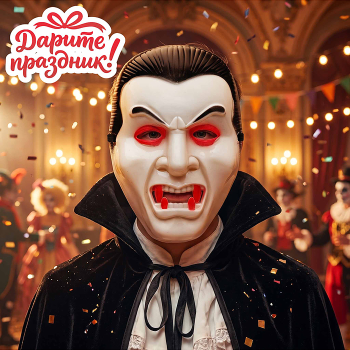 Карнавальная маска DP-0253 "Вампир"