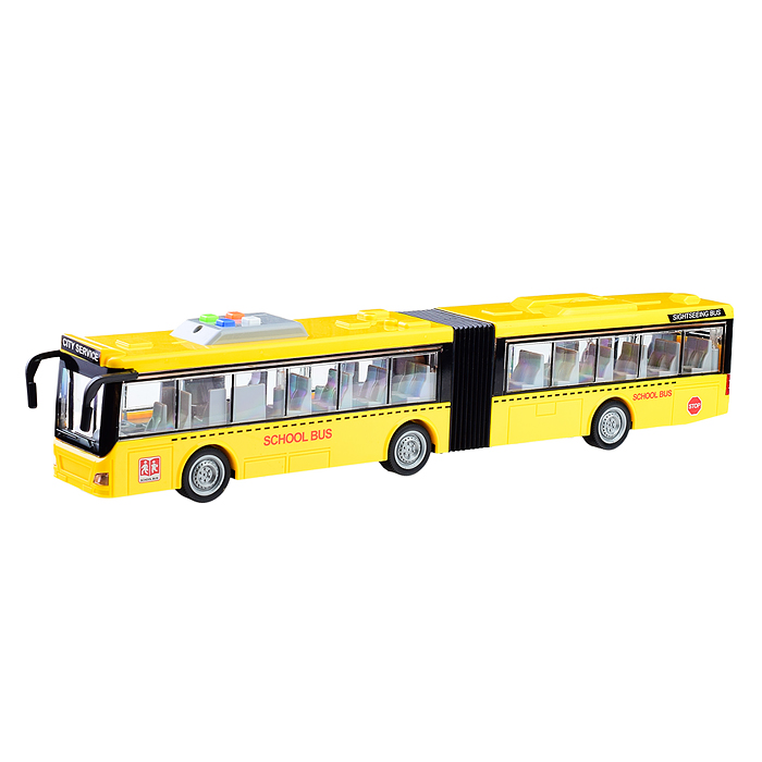 Фото к товару Автобус WY913A "Дружный" 1:16 (свет, звук) в коробке Автобус WY913A "Дружный" 1:16 (свет, звук) в коробке