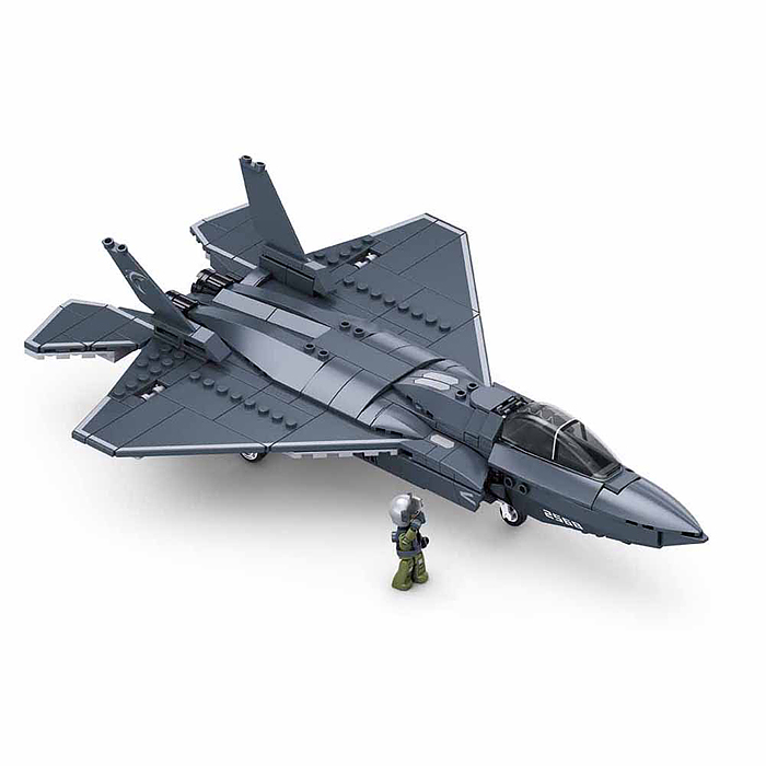 Конструктор M38-B1578 "Модель истребителя J-35" (335 дет.) в коробке