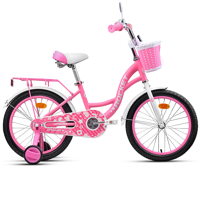 Велосипед 18" Rocket Little Lady, цвет розовый