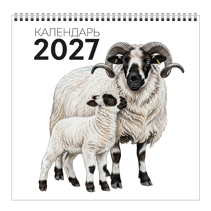 Календарь настенный на 2027 г. "Символ года. Атлас благородных сословий" евроспираль