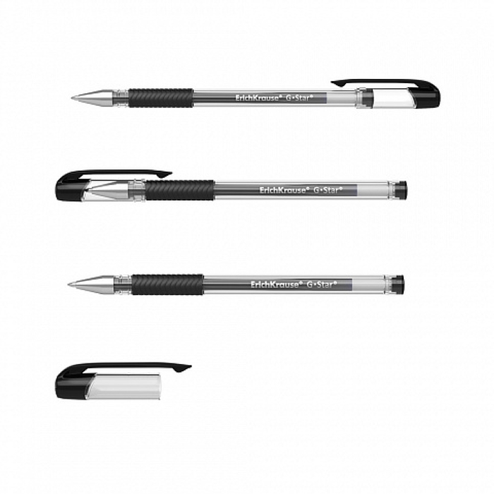 Фото к товару Ручка гелевая G-Star® Stick&Grip Classic 0.5, цвет чернил черный (в коробке по 12 шт.) Ручка гелевая G-Star® Stick&Grip Classic 0.5, цвет чернил черный (в коробке по 12 шт.)
