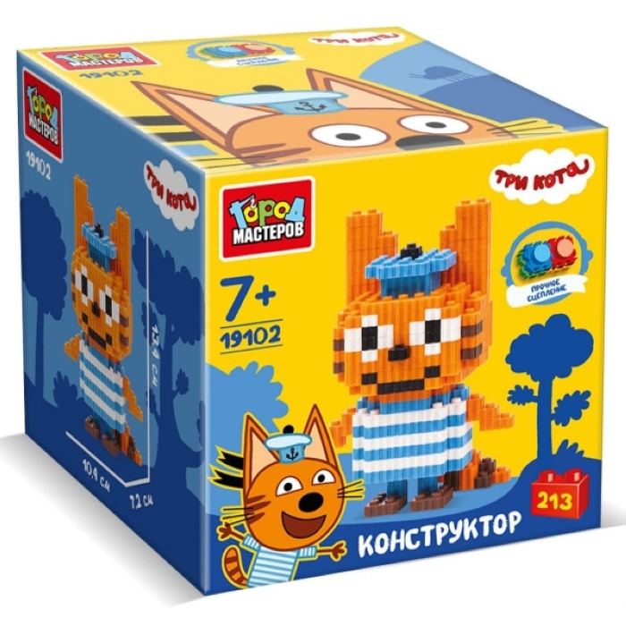 Конструктор Три Кота 3D сборная фигурка "Коржик" 264 дет. 