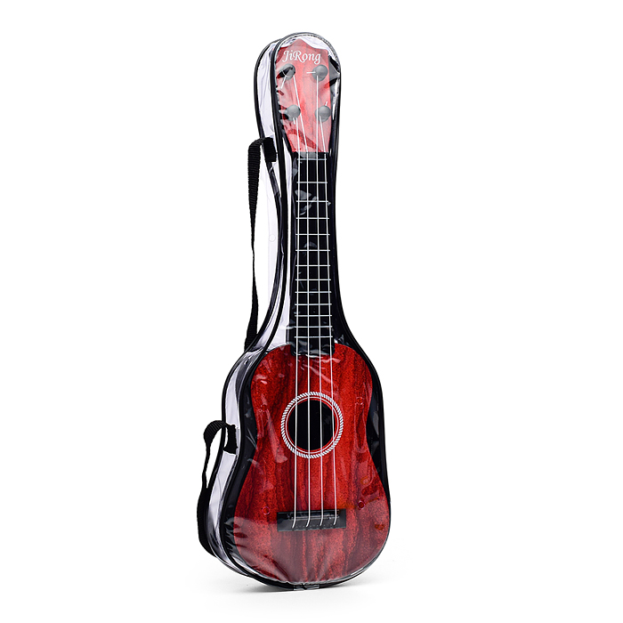 Гитара JR-008 "Янтарный звук" цвет коричневый, 4 струны, в сумке