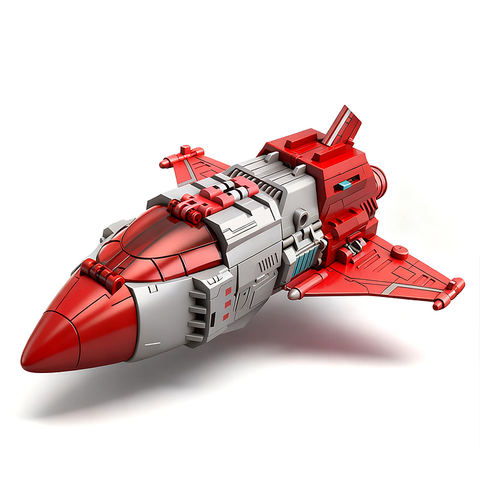 Робот KBL-B15 трансформирующийся в космический корабль, в коробке